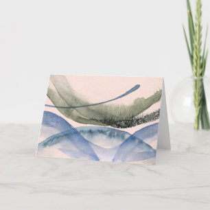 Earth and Water - Blank inside greeting  Card