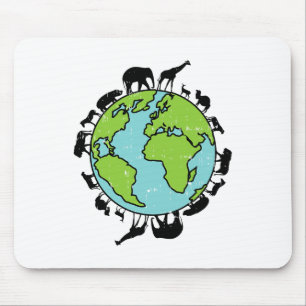 Earth Animals Wildlife Conservation Environmentali Mouse Pad