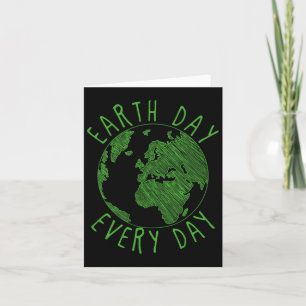 Earth Anniversary Environmental Awareness Earth Da Card