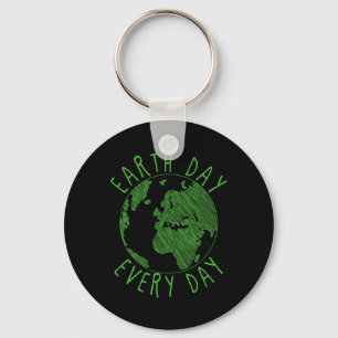 Earth Anniversary Environmental Awareness Earth Da Key Ring