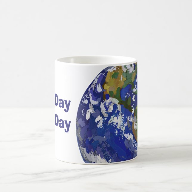Earth Art Earth Day Mug (Center)