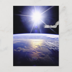 Earth as Seen from the Space Station Postcard