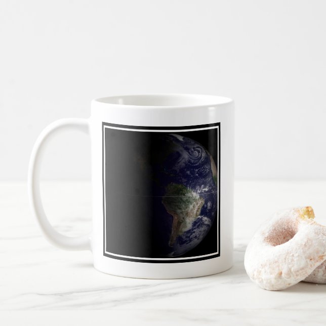 Earth At Its Equinox. Coffee Mug (With Donut)