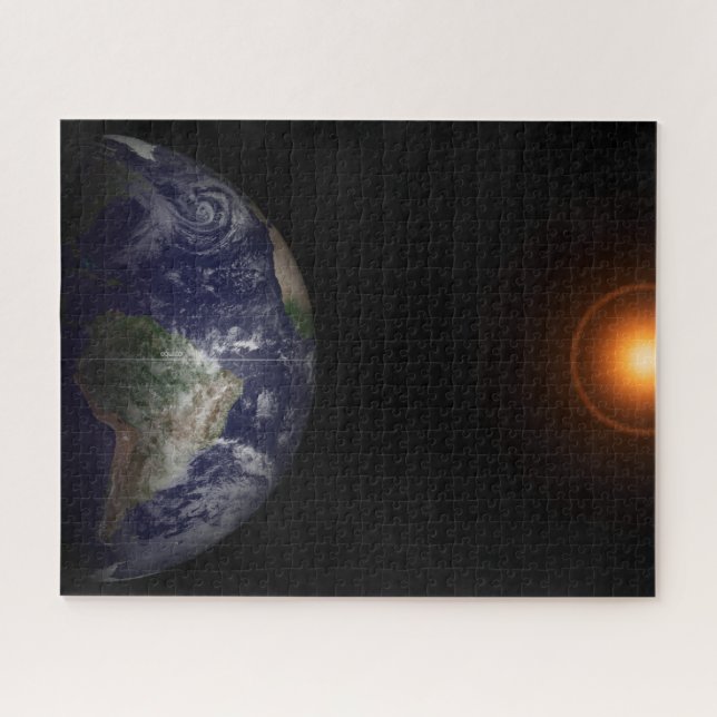 Earth At Its Equinox. Jigsaw Puzzle (Horizontal)