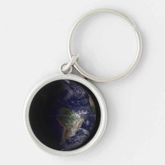 Earth At Its Equinox. Key Ring (Front)