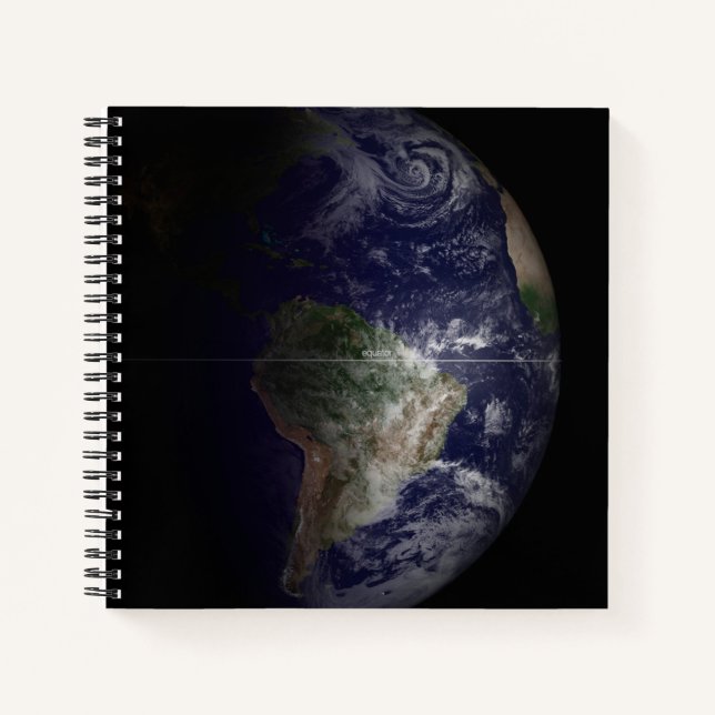 Earth At Its Equinox. Notebook (Front)
