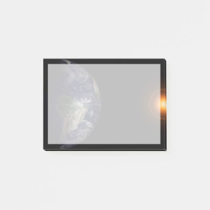 Earth At Its Equinox. Post-it Notes