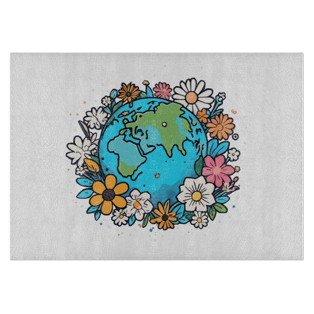 Earth Beauty Cutting Board (Front)