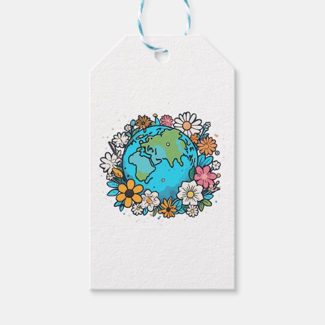 Earth Beauty Gift Tags (Front)