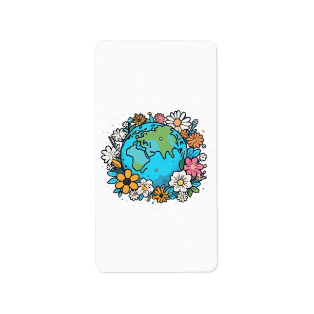Earth Beauty Label (Front)