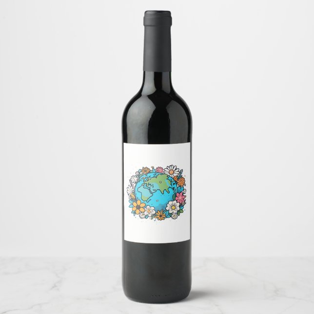 Earth Beauty Wine Label (Front)