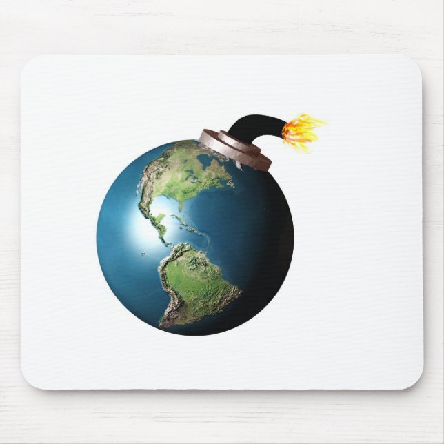 Earth bomb mouse pad (Front)