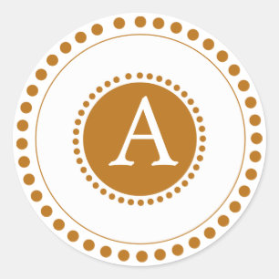 Earth Brown -Personalised Envelope seal