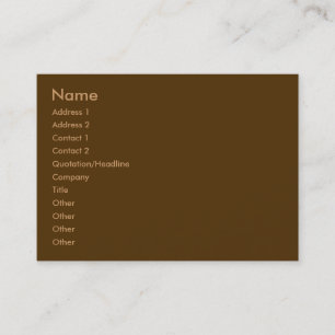 Earth Business Card