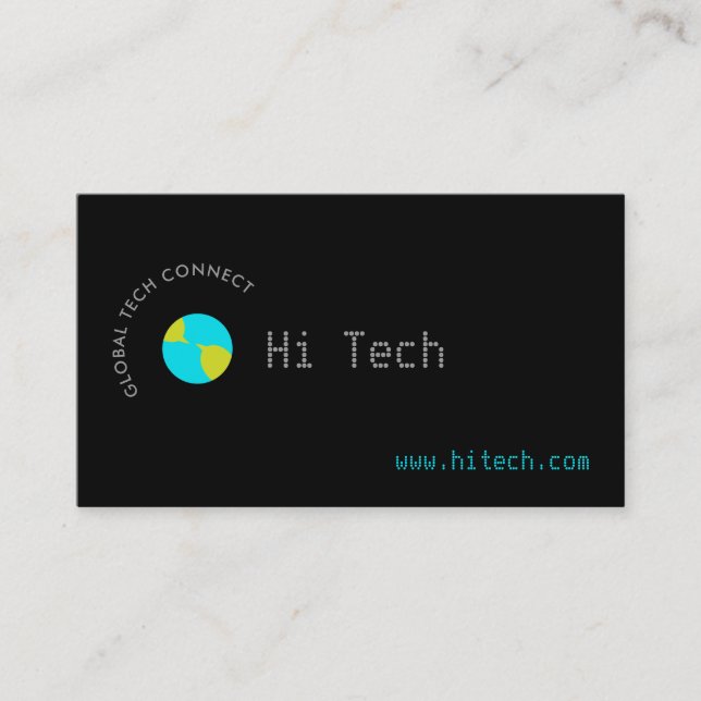 Earth Chat Business Card (Front)