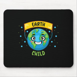 Earth Child Save Planet Teacher Science Climate Ch Mouse Pad