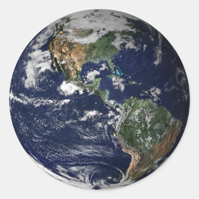 Earth Classic Round Sticker (Front)