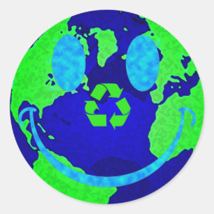 Earth Classic Round Sticker