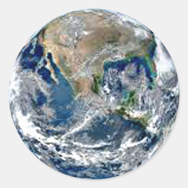 Earth Classic Round Sticker (Front)