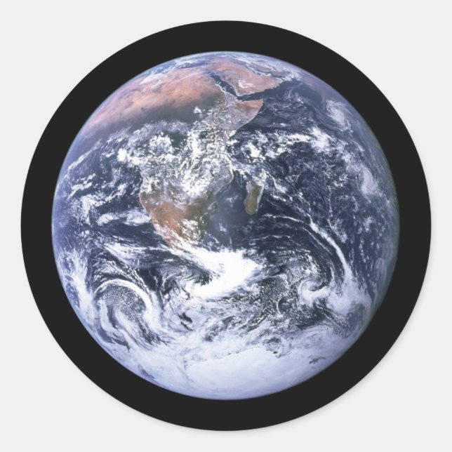 Earth Classic Round Sticker (Front)