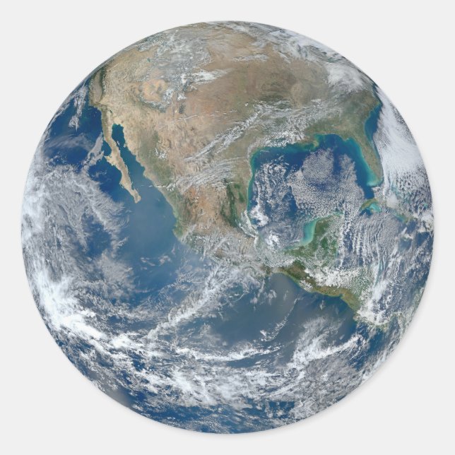 Earth Classic Round Sticker (Front)