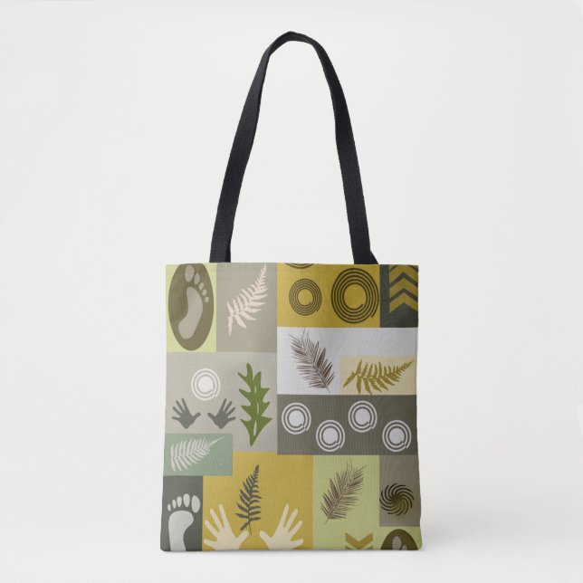 Earth Colour Abstract  Tote Bag (Front)