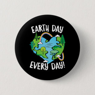 Earth Day4 6 Cm Round Badge