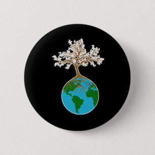 Earth Day 1 6 Cm Round Badge