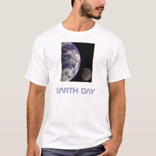 Earth Day 2012 - Earth and moon T-Shirt