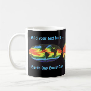 Earth Day 2012 - Global sea surface temperature Coffee Mug