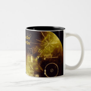 Earth Day 2012 - Sounds of Earth gold record Two-Tone Coffee Mug