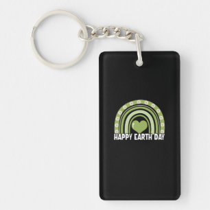 Earth Day 2022 Happy Earth Day Rainbow Key Ring