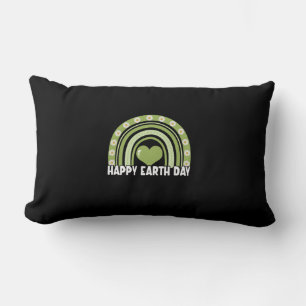 Earth Day 2022 Happy Earth Day Rainbow Lumbar Cushion