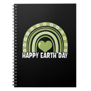 Earth Day 2022 Happy Earth Day Rainbow Notebook