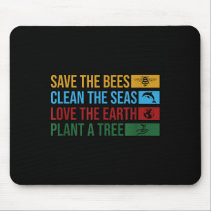 Earth Day 2022 Planet Environmental Science Save T Mouse Pad