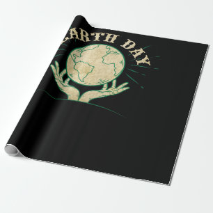 Earth Day 2022 Vintage Style Wrapping Paper