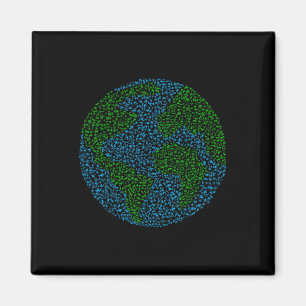 Earth Day 2025 Design Wild Animals And Sea Animals Magnet