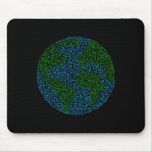 Earth Day 2025 Design Wild Animals And Sea Animals Mouse Pad