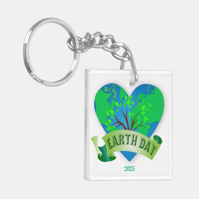 Earth Day 2025 Key Ring (Front Left)
