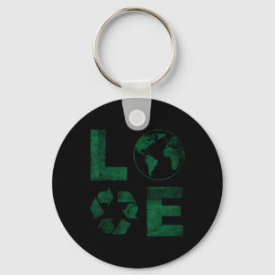 Earth Day 2025 Love Earth Everyday Vintage Earth D Key Ring