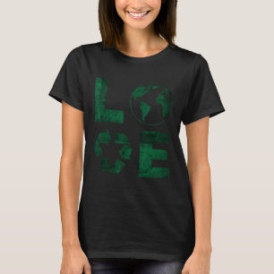 Earth Day 2025 Love Earth Everyday Vintage Earth D T-Shirt