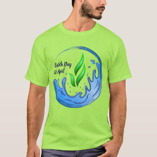 Earth Day 2025 Our Power Our Planet Crest T-Shirt