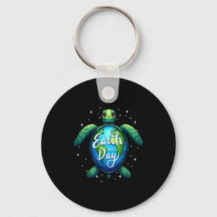 Earth Day 2025 Restore Earth Sea Earth Day Turtle Key Ring