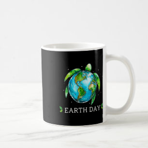 Earth Day 2025 Restore Earth Sea Turtle Art Save T Coffee Mug