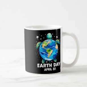 Earth Day 2025 Restore Earth Sea Turtle Art Save T Coffee Mug