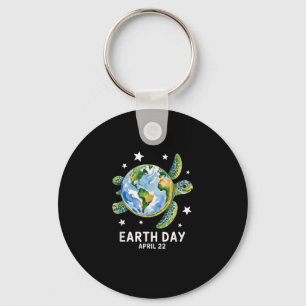Earth Day 2025 Restore Earth Sea Turtle Save The P Key Ring