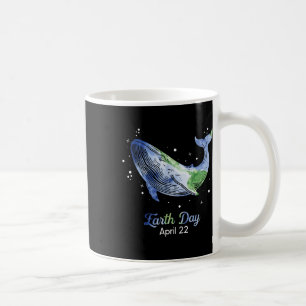 Earth Day 2025 Restore Earth Whale Art Save The Pl Coffee Mug