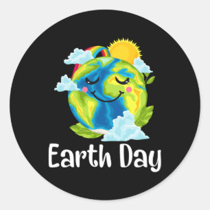 Earth Day 2025 Restore Recycle Recycling Save The Classic Round Sticker