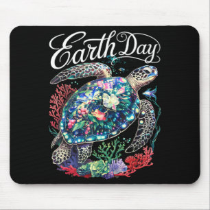 Earth Day 2025 Sea Turtle Restore Earth Save The E Mouse Pad