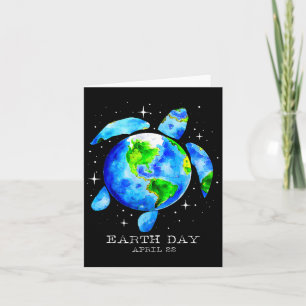 Earth Day 2025restore Earth Sea Turtle Art Save Th Card